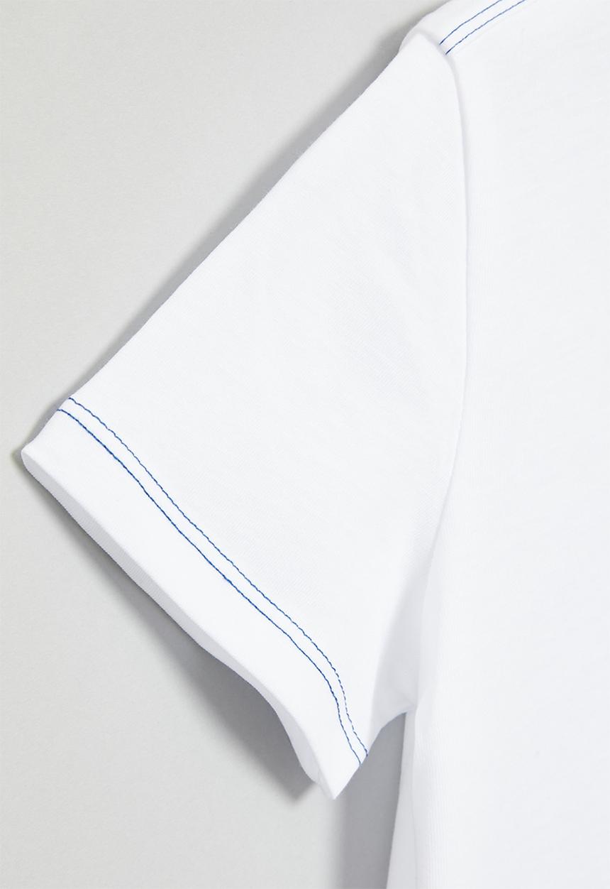 GUESS - Printed short sleeve tee - white