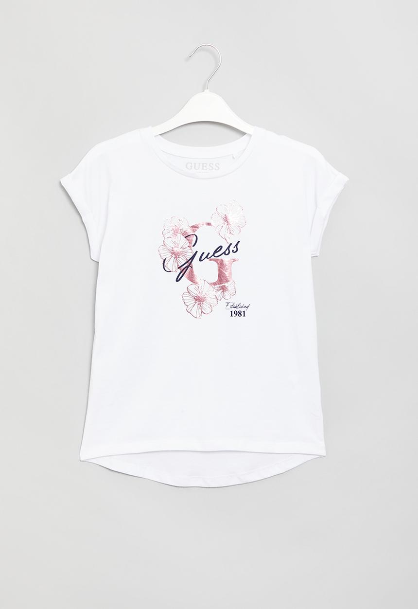 GUESS - Short sleeve guess tee - white