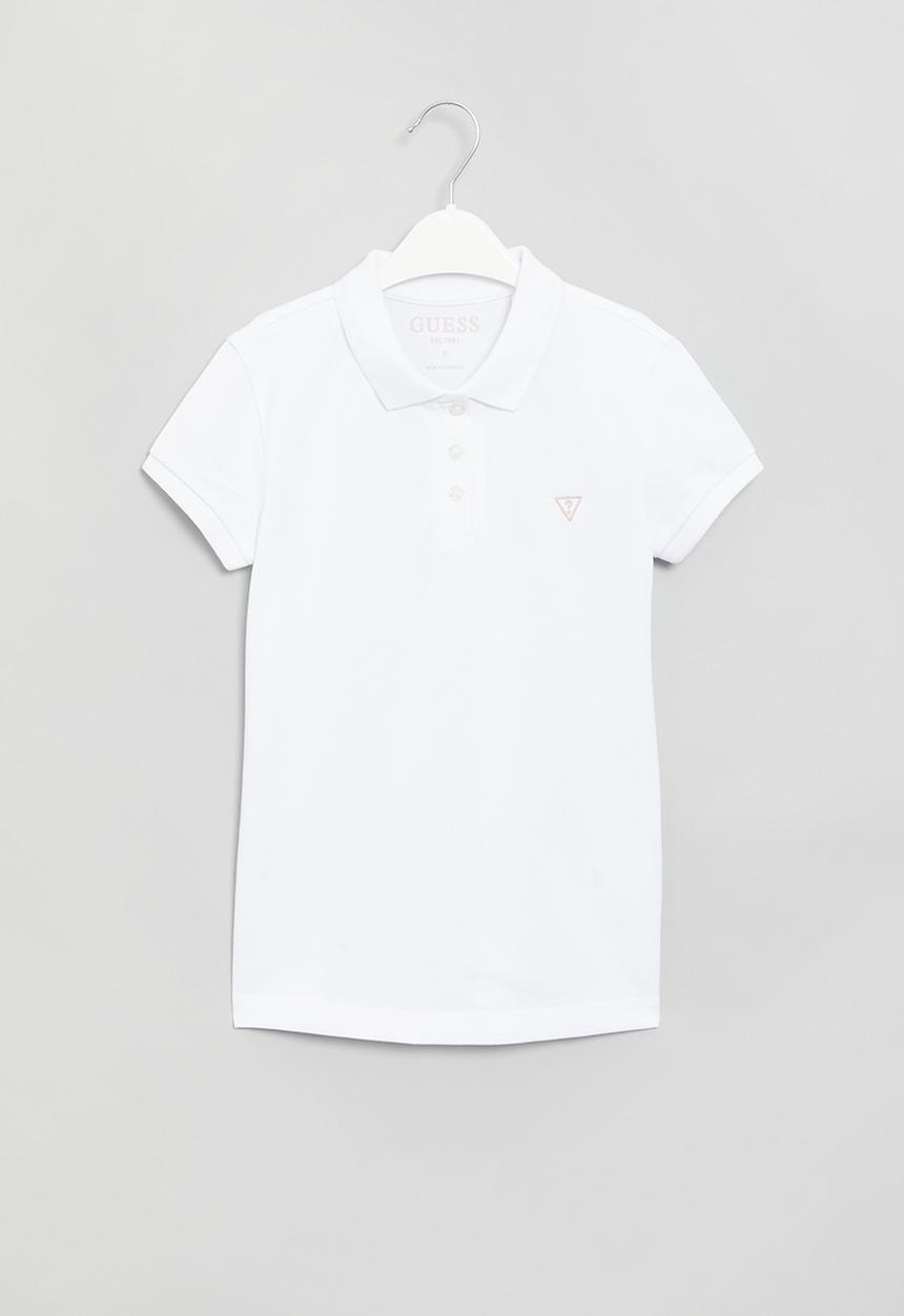 GUESS - Short sleeve golfer - white