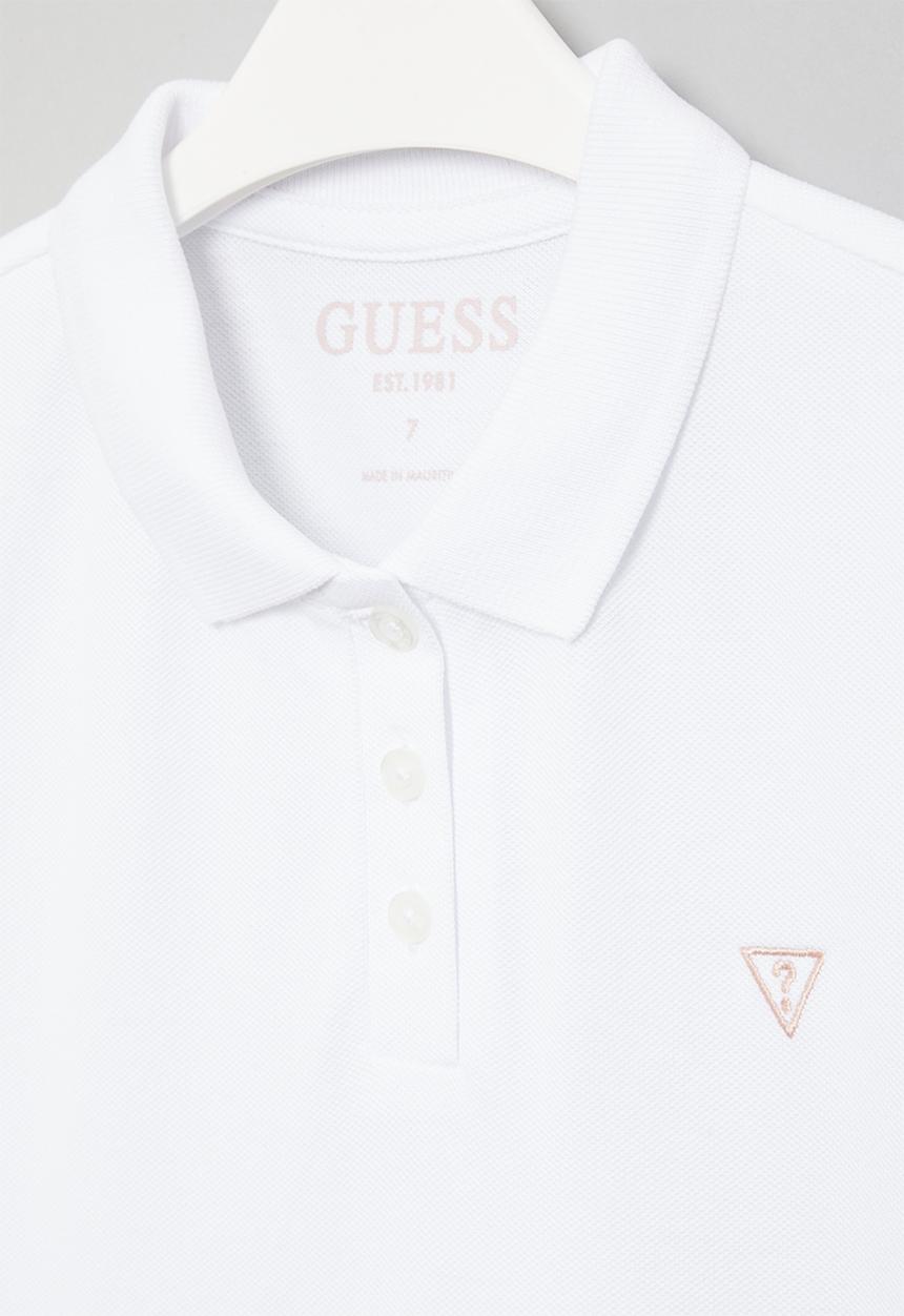 GUESS - Short sleeve golfer - white