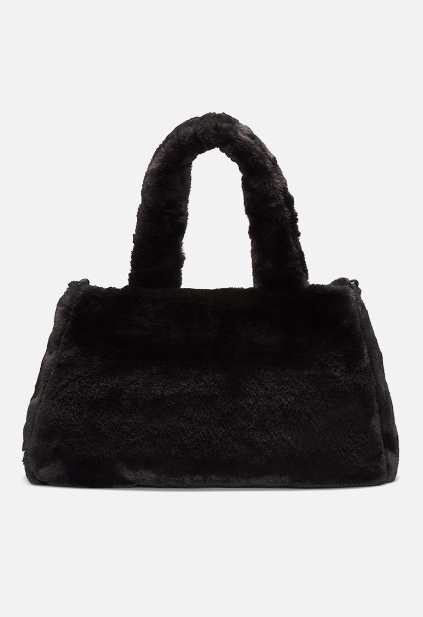 Nike - W nsw faux fur tote - black/black/sail