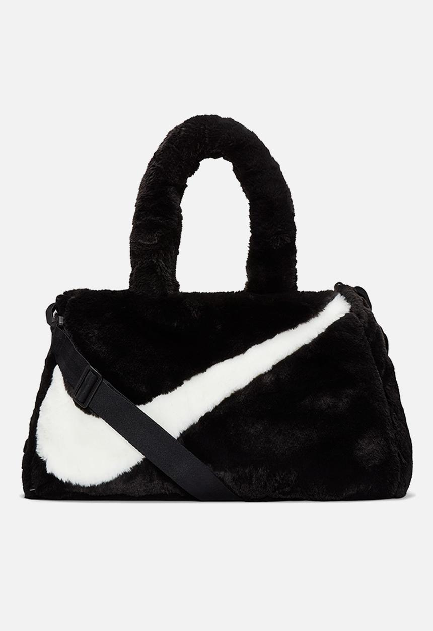 Nike - W nsw faux fur tote - black/black/sail
