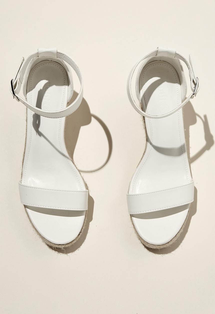 Cotton On - Addison open toe espadrille - bright white