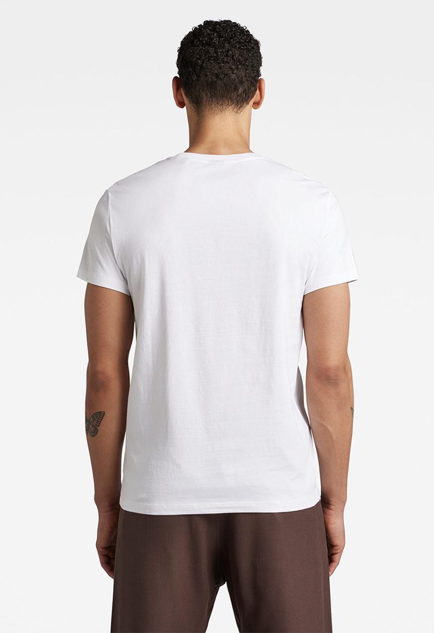 G-STAR - Triple raw r tee - white