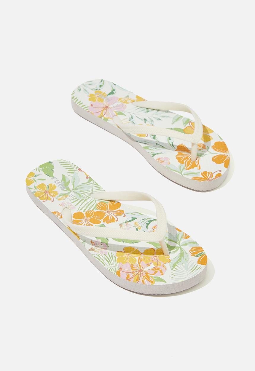 Cotton On - The rubi flip flop - bright garden tropical