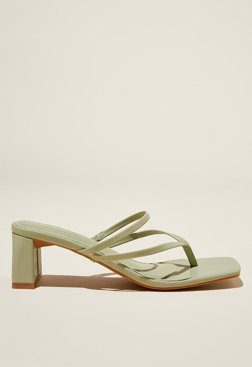 Cotton On - Hazel flip flop mule - sage green 