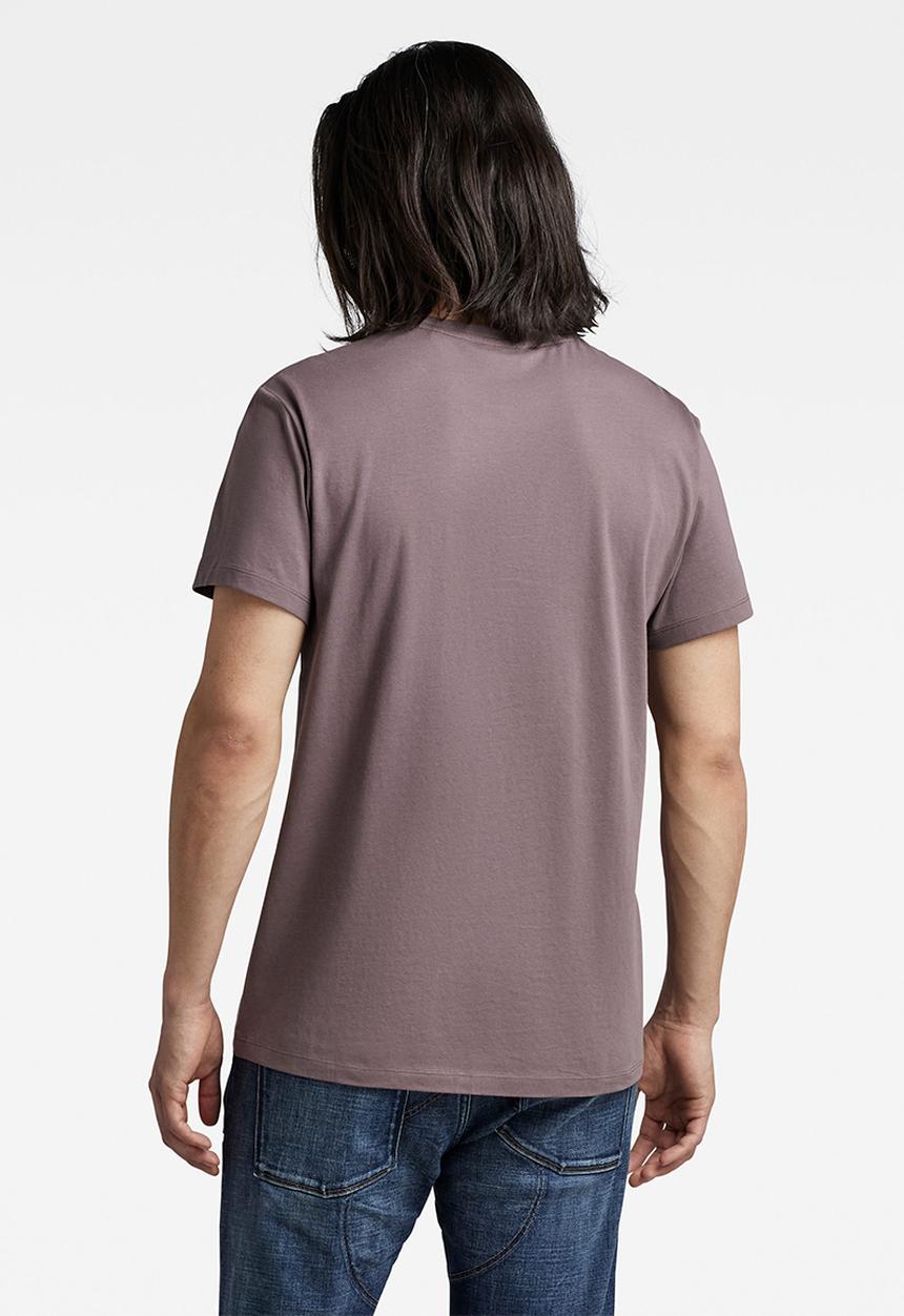 G-STAR - Triple raw r tee - dk taupe fungi