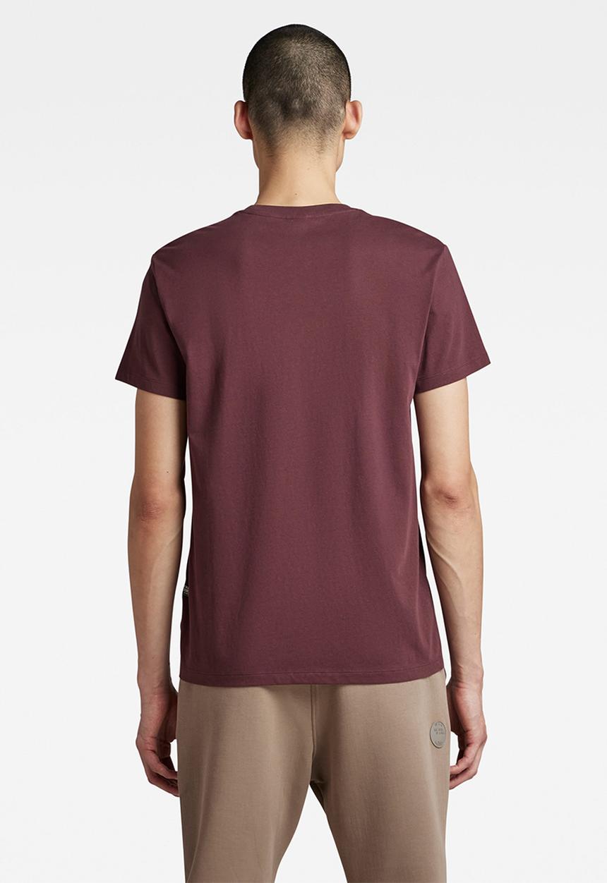 G-STAR - Originals stamp r tee - vineyard wine