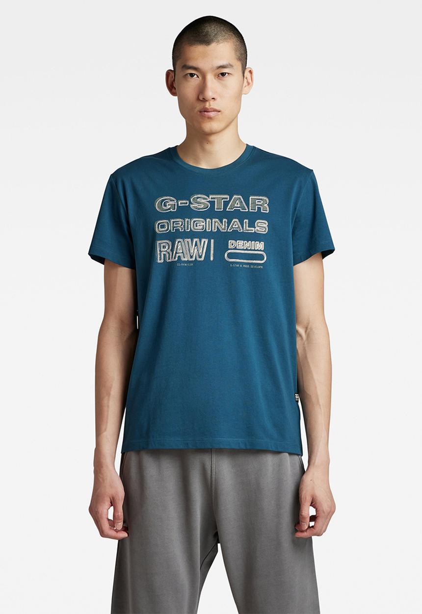 G-STAR - Originals stamp r tee - nitro
