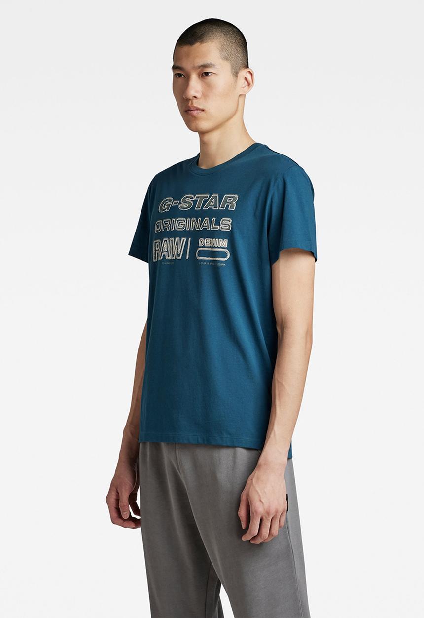 G-STAR - Originals stamp r tee - nitro