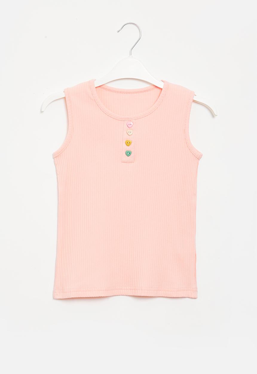Pop Candy - Girls rib tank top - pink