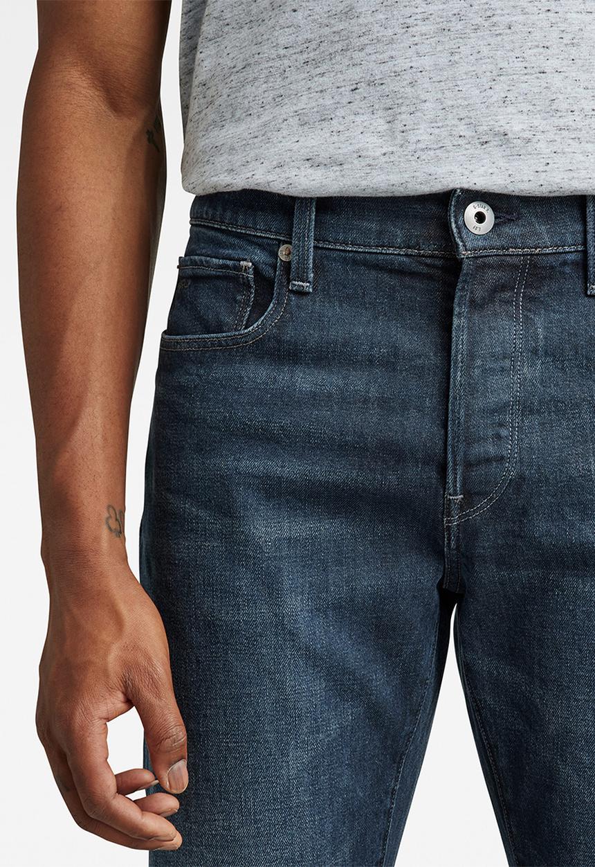 G-STAR - 3301 Slim - worn in deep teal