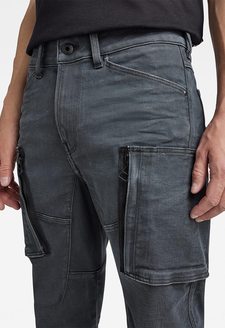 G-STAR - Denim cargo 3d skinny - worn in tornado