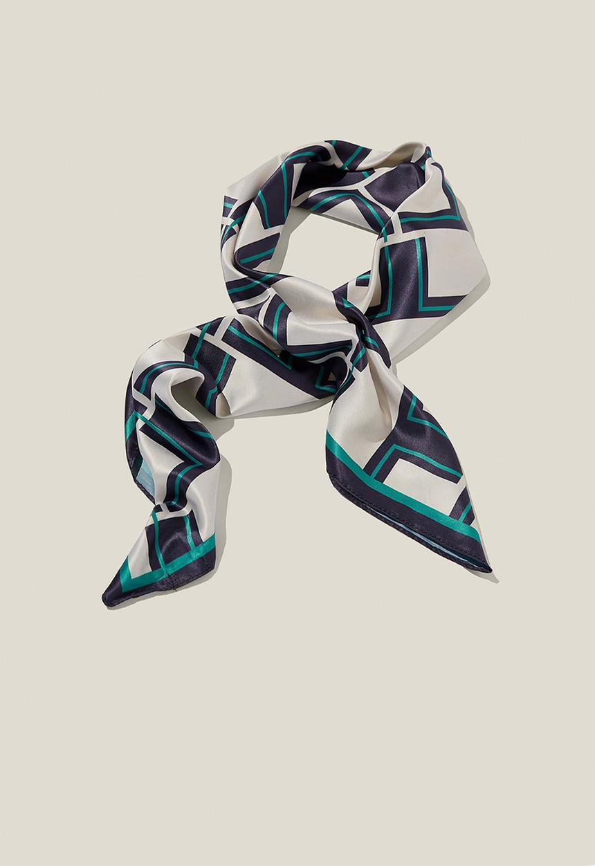 Cotton On - Versatile scarf - goldie oversized geo black