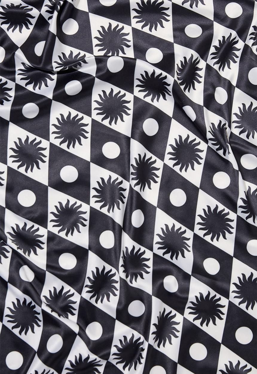 Cotton On - Versatile scarf-lolita sun black & white
