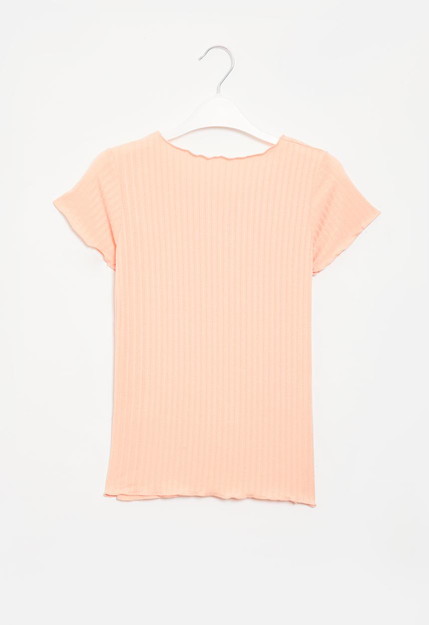 Pop Candy - Girls lettuce tee - pink