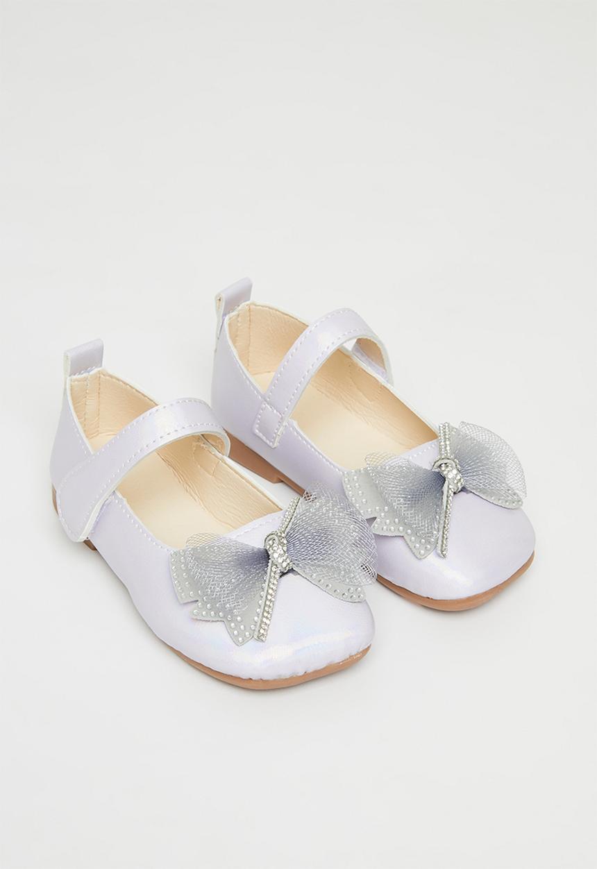 Pop Candy - Bow pump with strap - iridescent