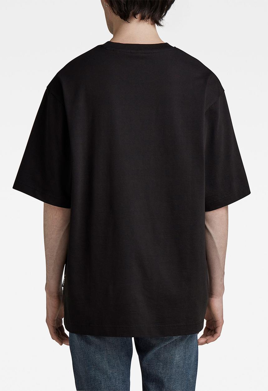 G-STAR - Typography boxy r t - dk black