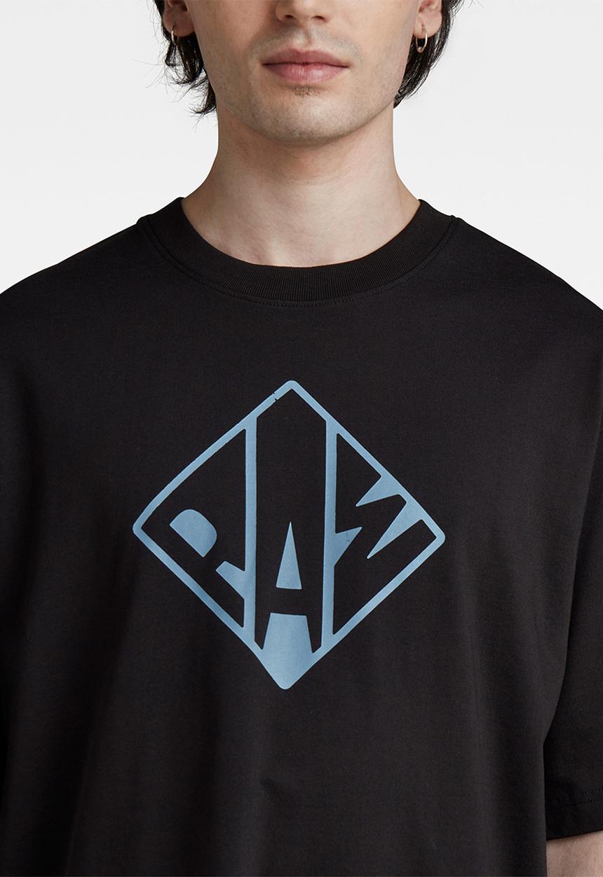 G-STAR - Typography boxy r t - dk black