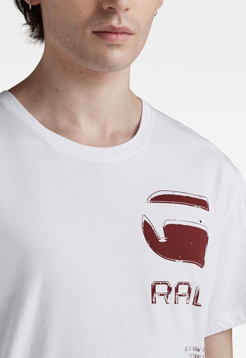 G-STAR - G raw typography r t - white