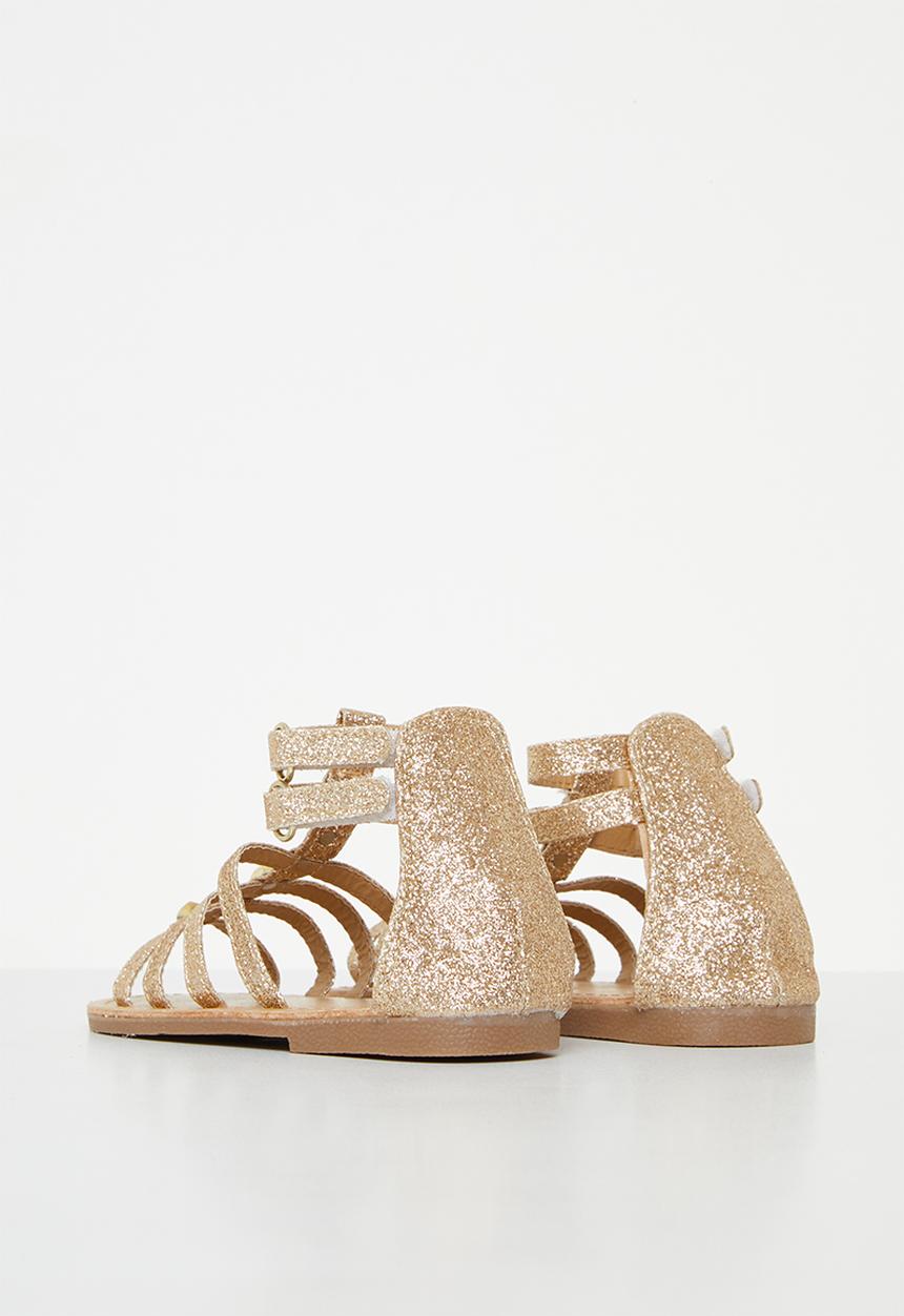 Pop Candy - Girls glitter sandal - gold