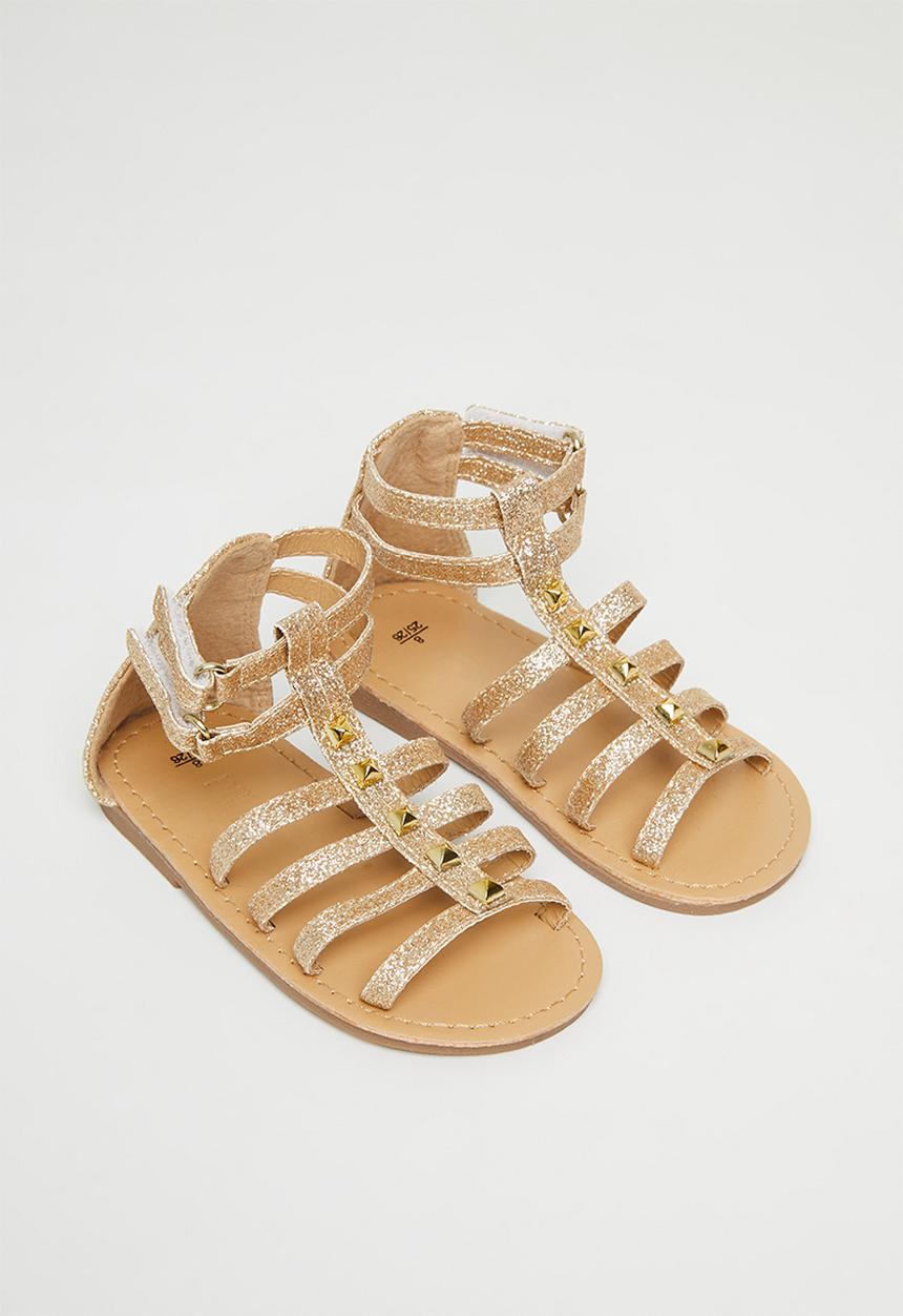 Pop Candy - Girls glitter sandal - gold