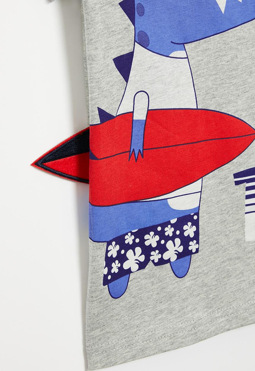 Pop Candy - Surf tee - grey