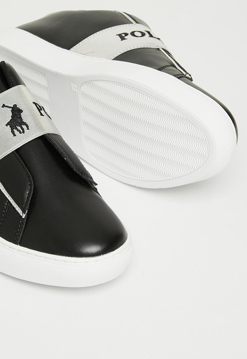 POLO - Classic side flash sneaker - silver