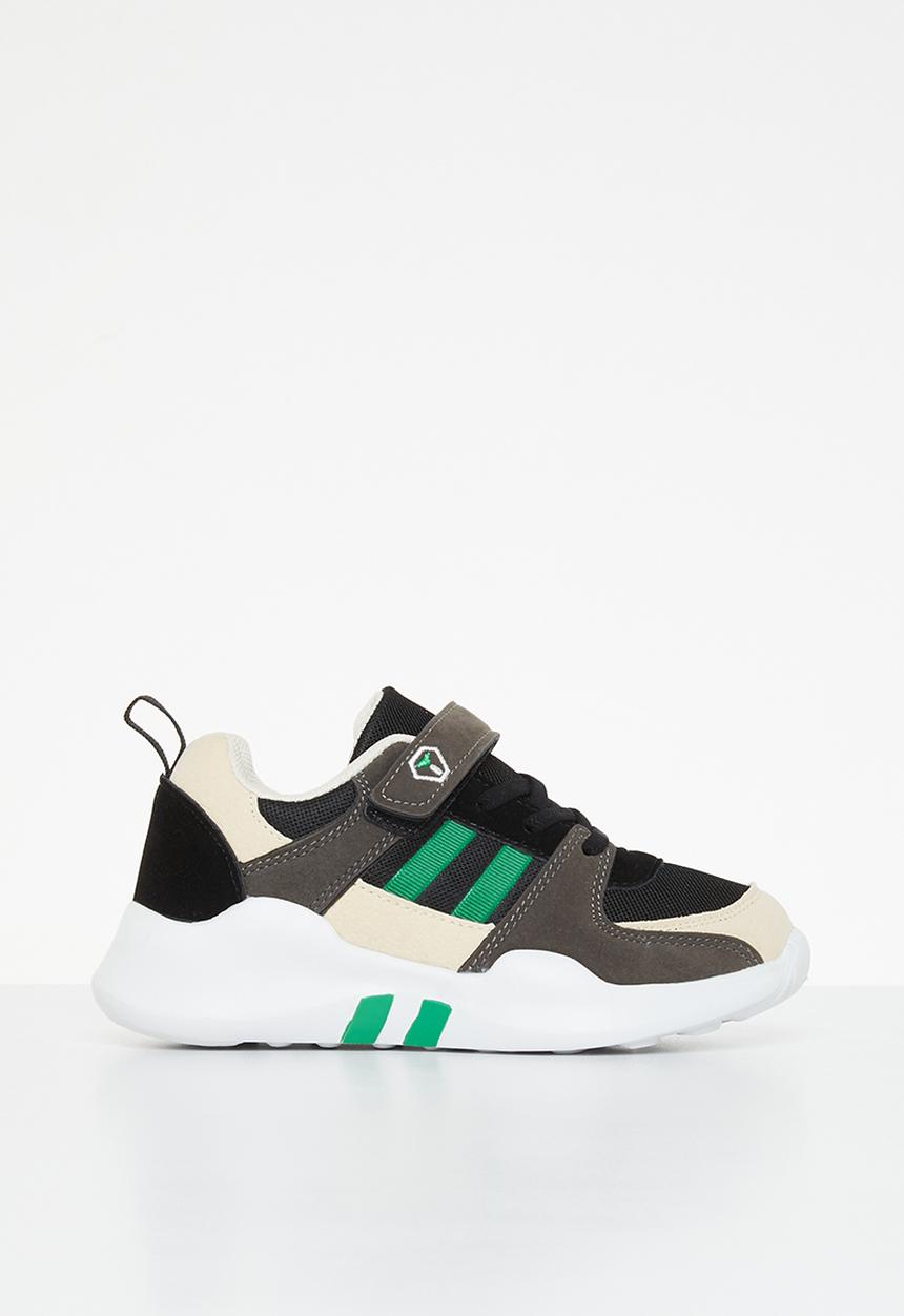 Rebel Republic - Boys sneaker - black & green