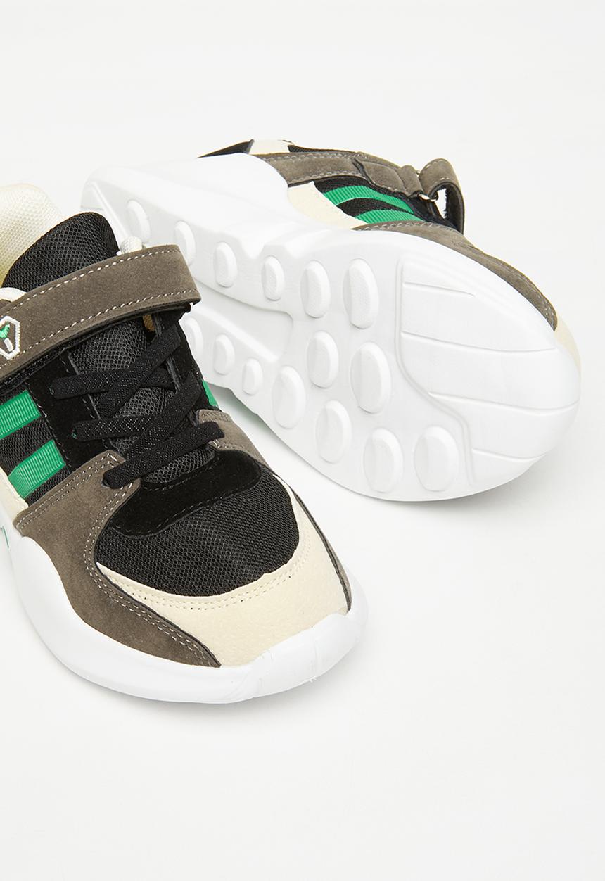 Rebel Republic - Boys sneaker - black & green