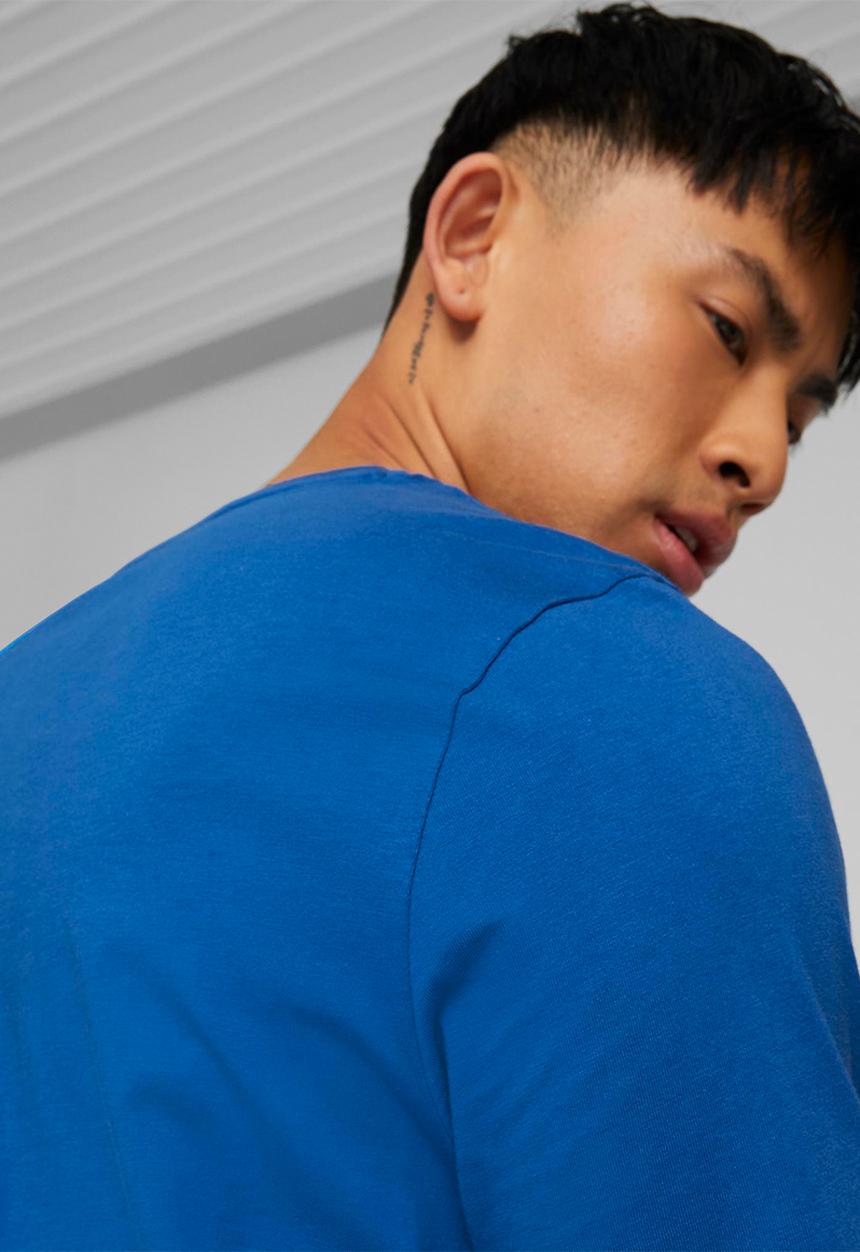 PUMA - Classics logo tee (s) - puma royal