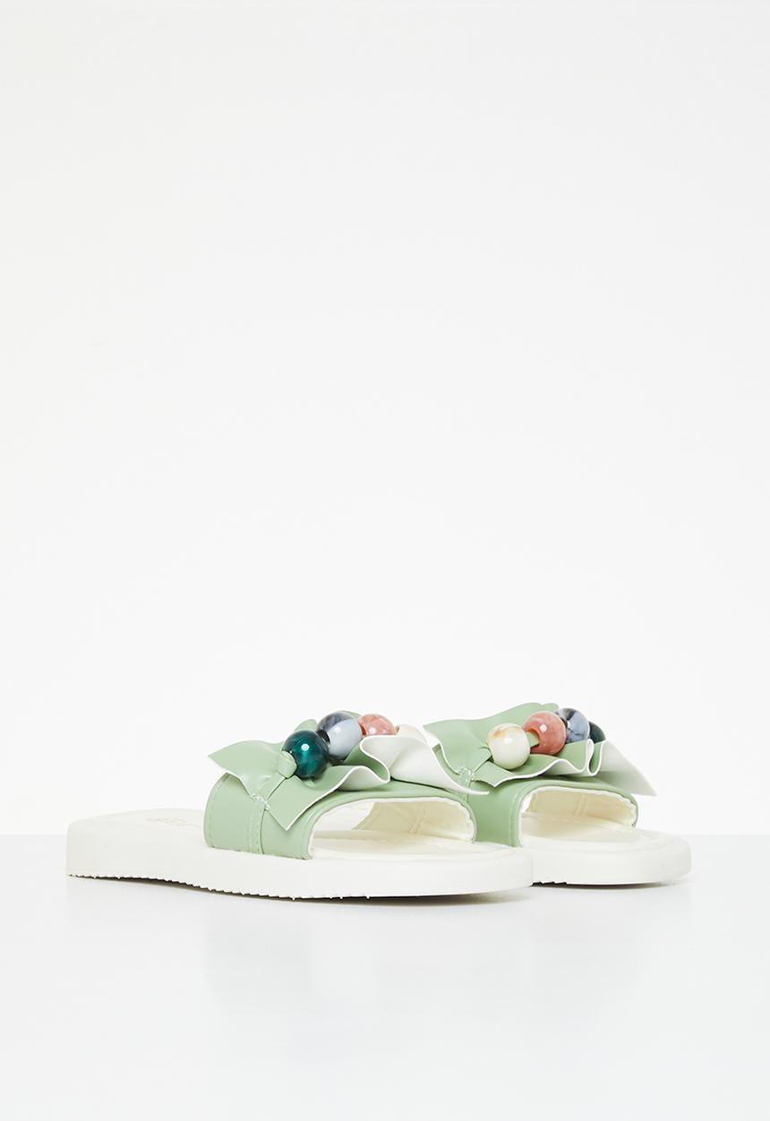 Rebel Republic - Girls slides - sage