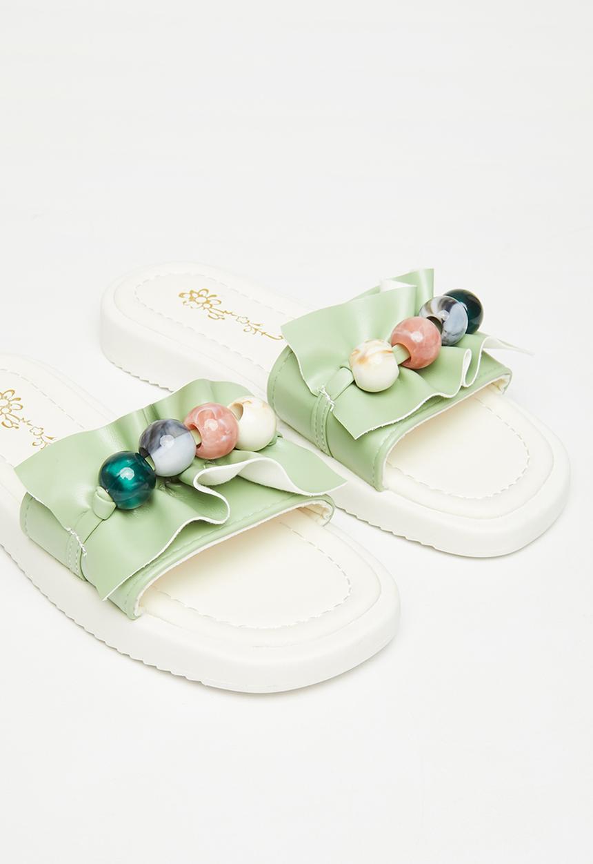 Rebel Republic - Girls slides - sage