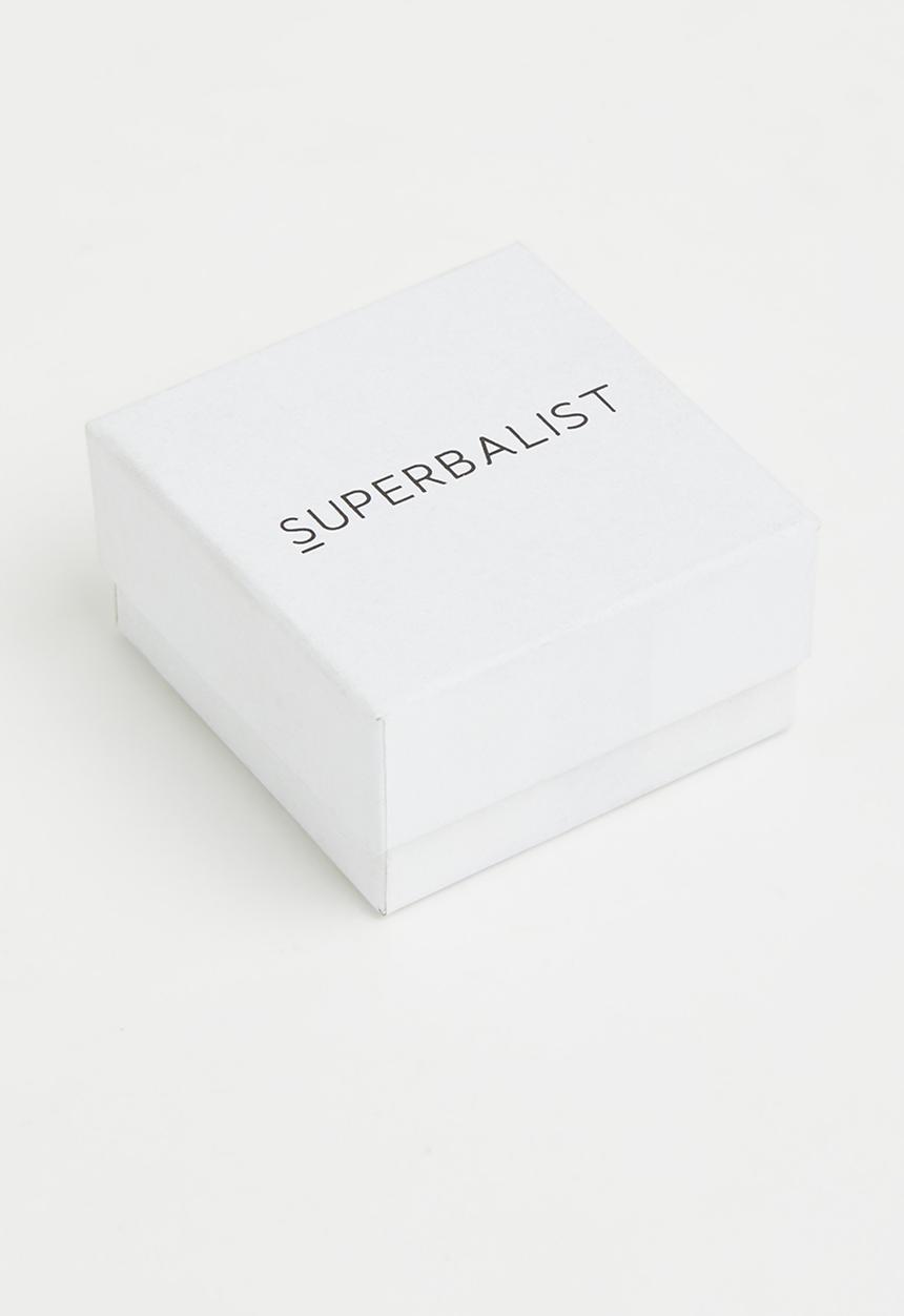 Superbalist - Sterling silver cross charm earrings - silver