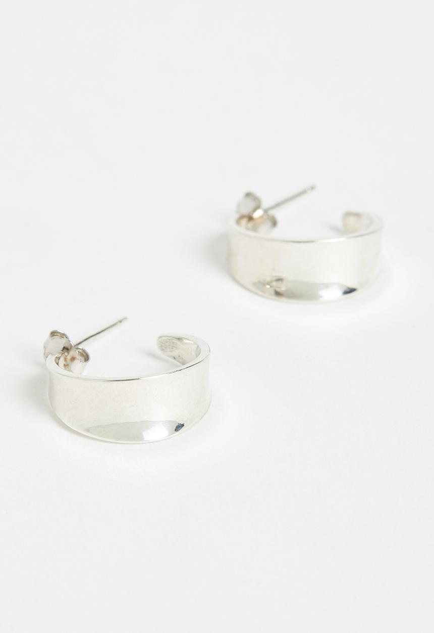 Superbalist - Mandy sterling silver hoop earrings - silver
