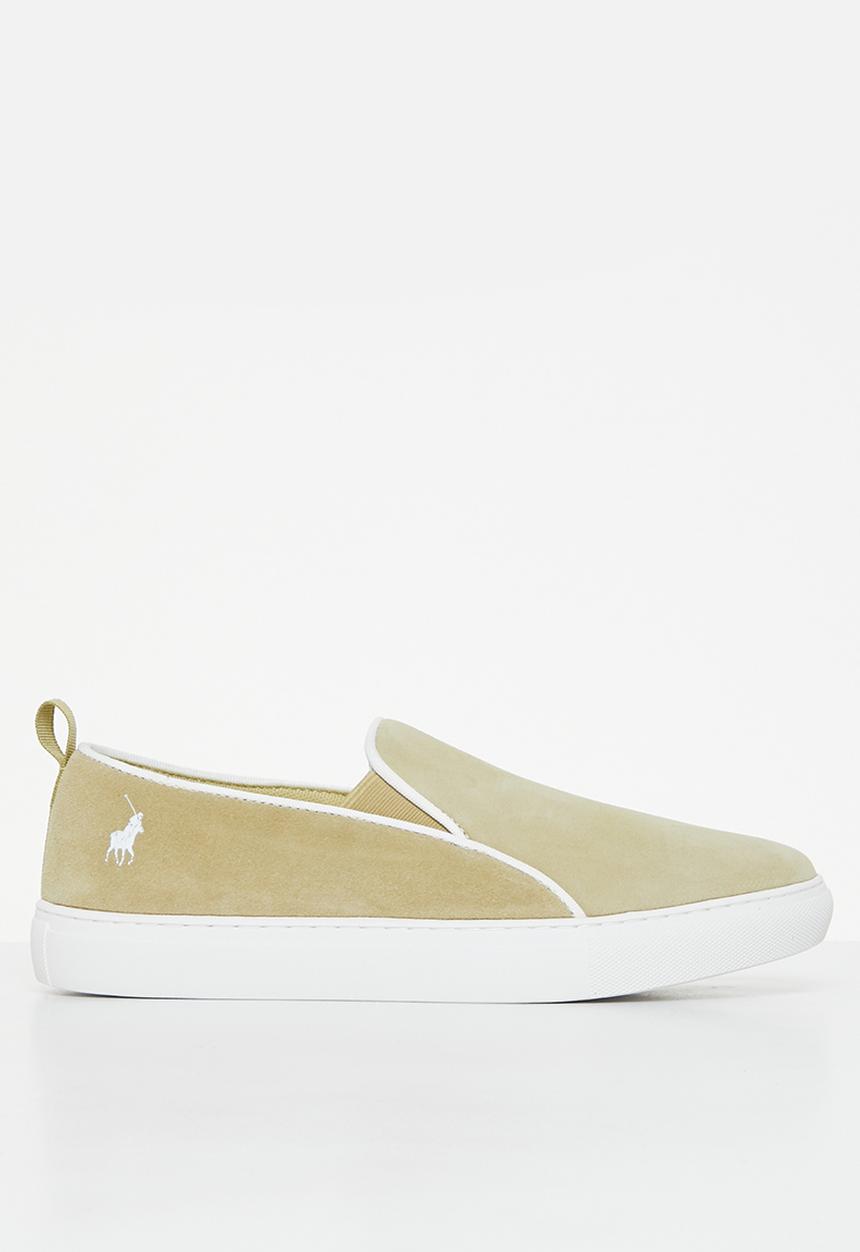 POLO - Suede slip on sneaker - stone