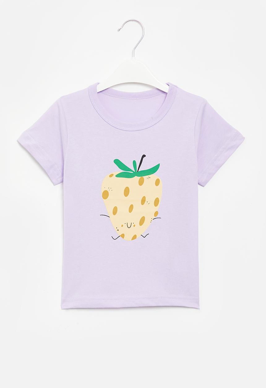 Pop Candy - Strawberry tee - purple