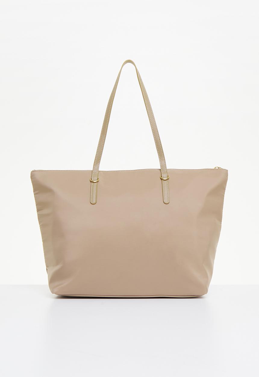 MANGO - Shopper bag with handles - neutral