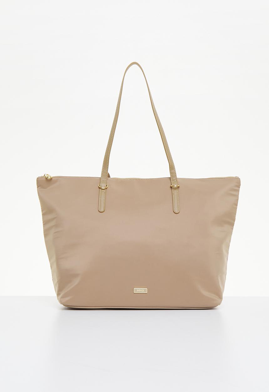 MANGO - Shopper bag with handles - neutral