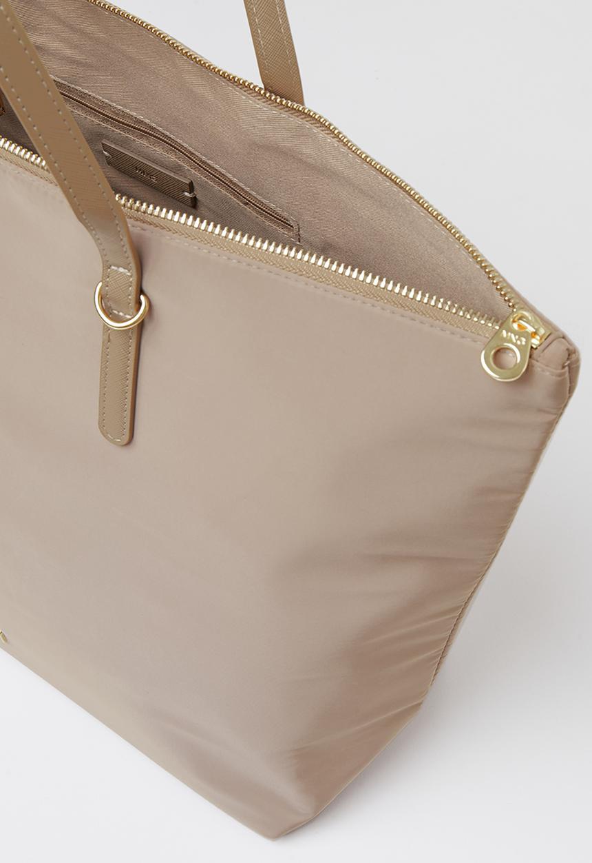 MANGO - Shopper bag with handles - neutral