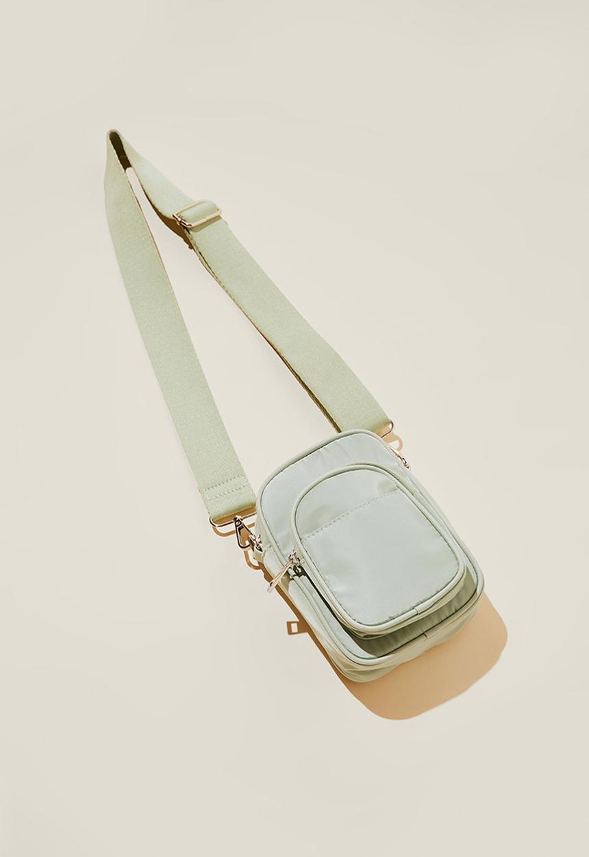 Cotton On - Nellie camera crossbody bag - spring mint