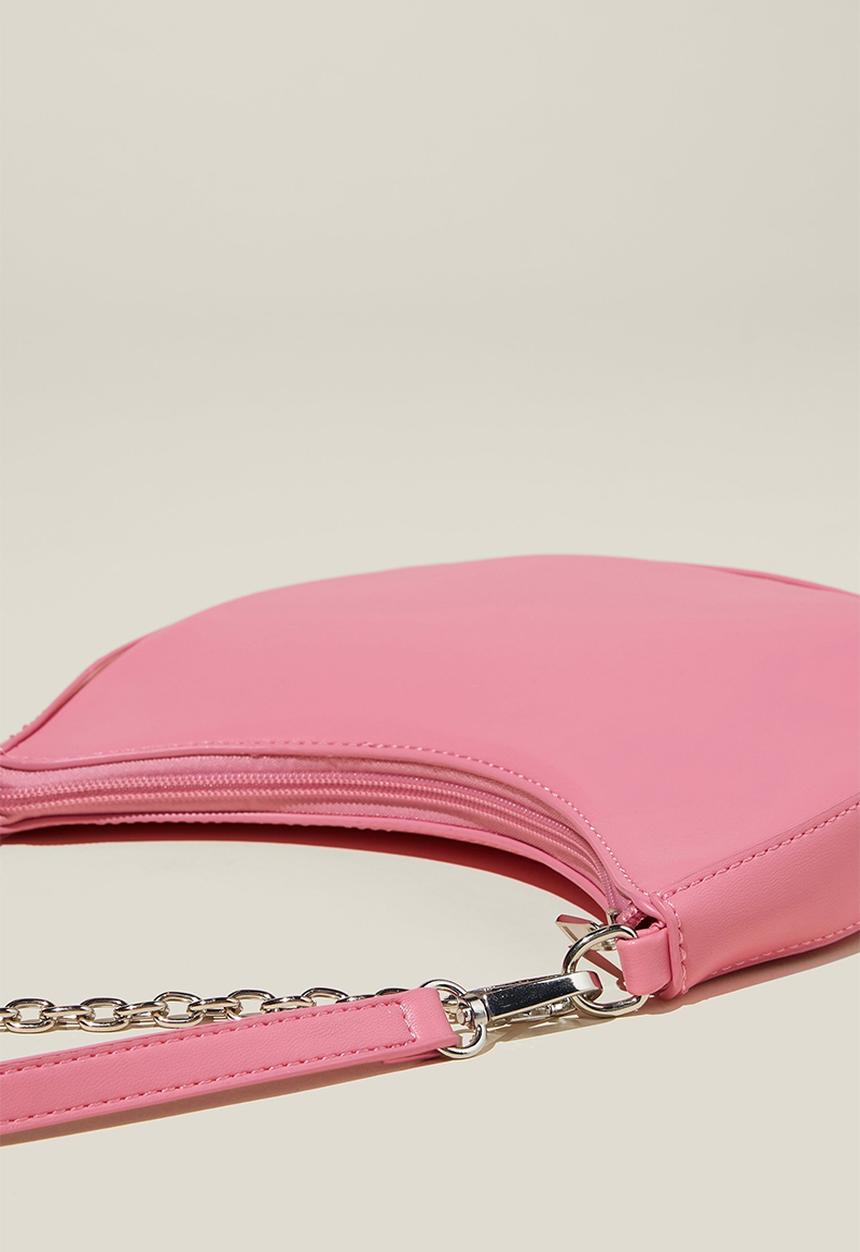 Cotton On - Sadie multi strap shoulder bag - pink smooth