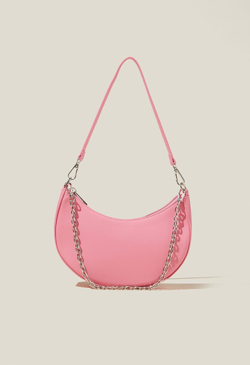 Cotton On - Sadie multi strap shoulder bag - pink smooth