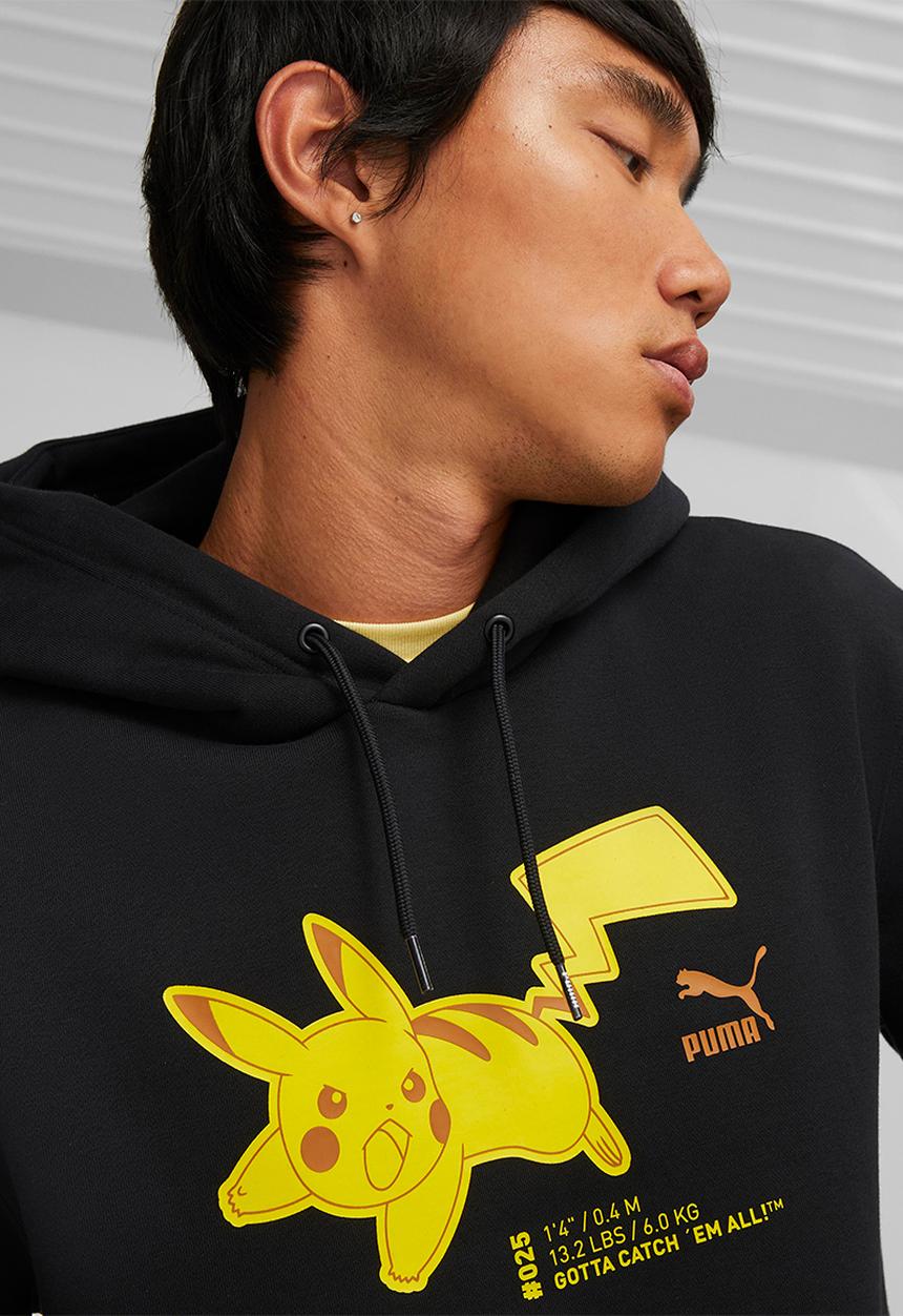 PUMA - Puma x pokemon hoodie fl - puma black