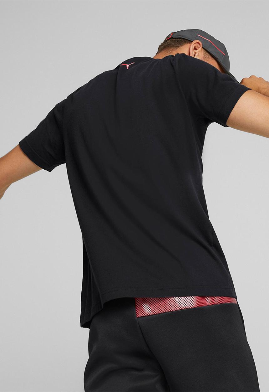 PUMA - Ferrari race metal energy shield tee - puma black