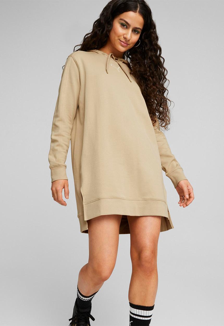 PUMA - Her hooded dress tr - light sand