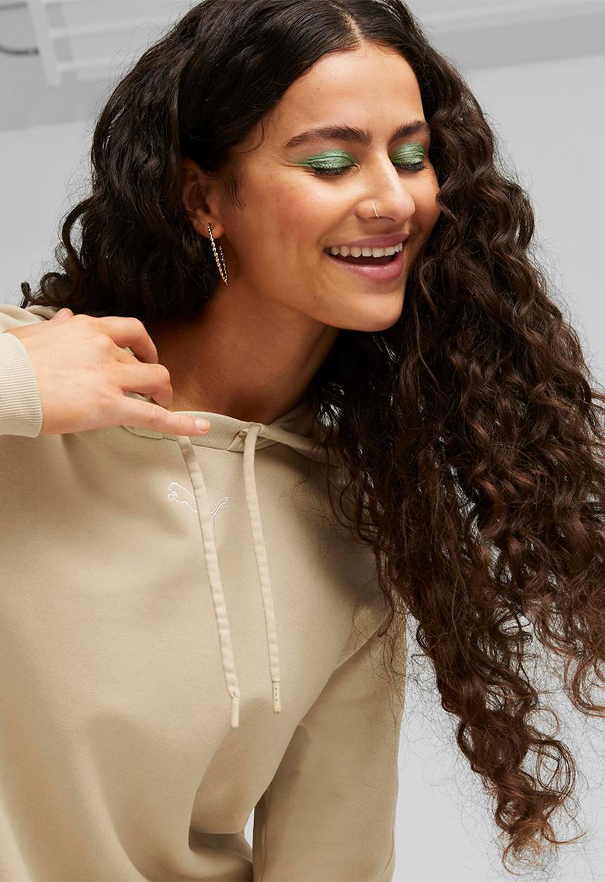 PUMA - Her hooded dress tr - light sand