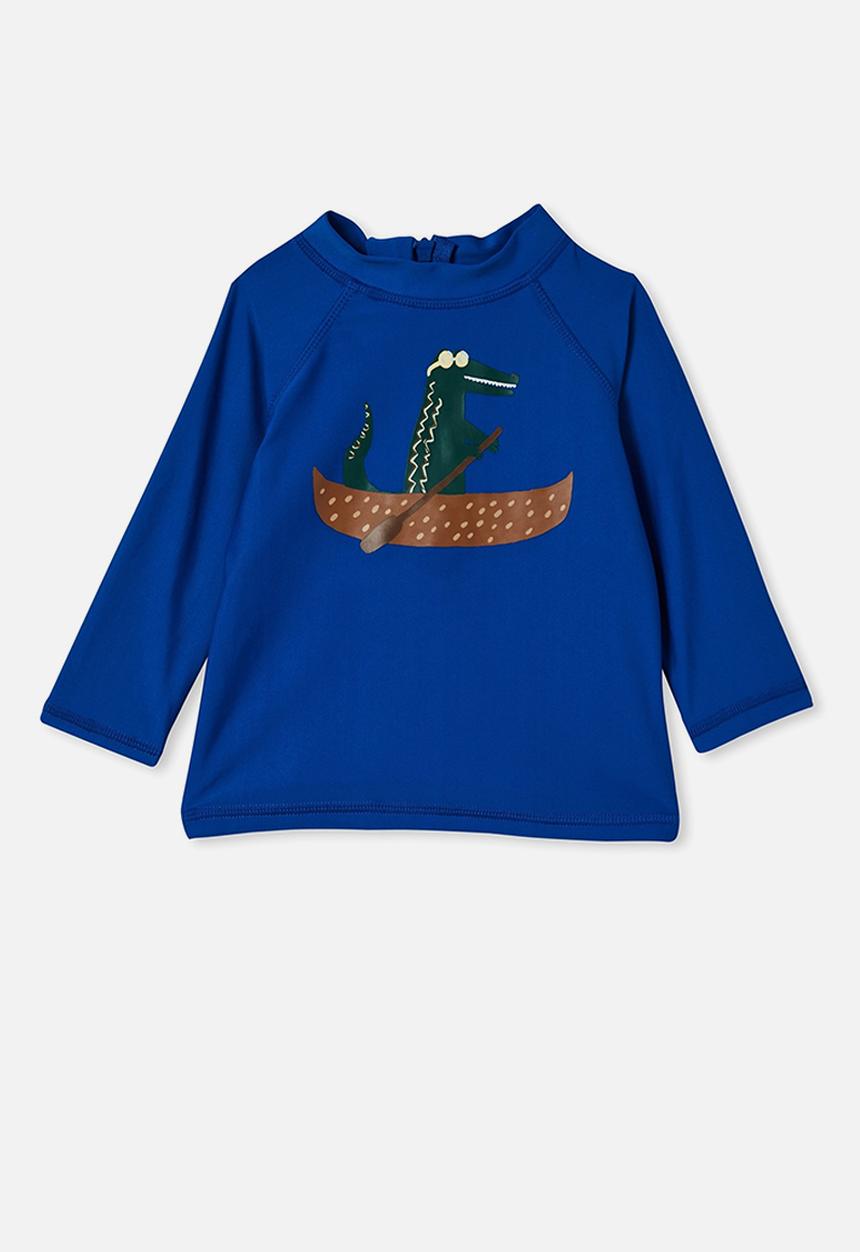 Cotton On - Freddie rash vest - blue punch//paddle your own canoe