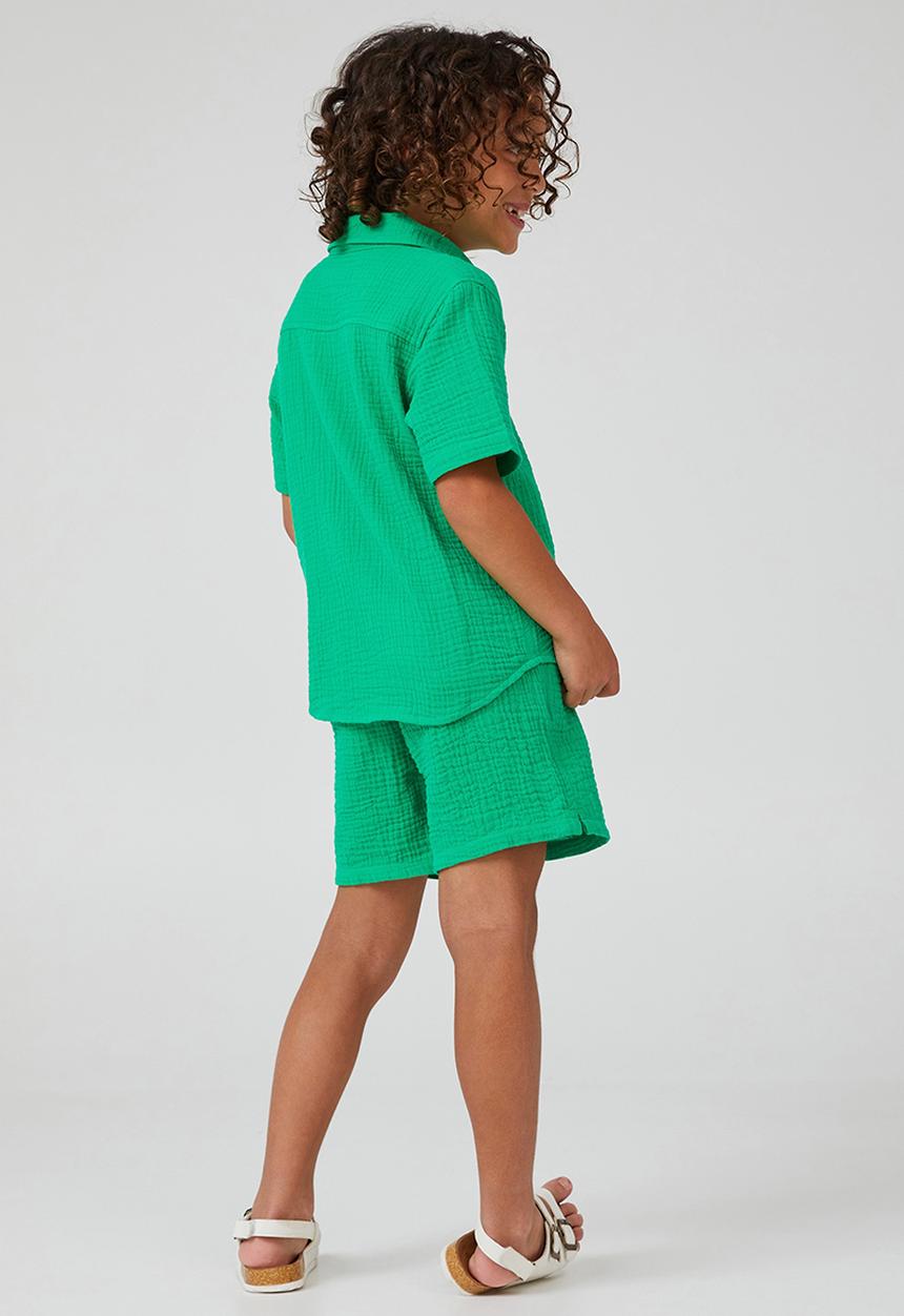 Cotton On - Los cabos short - toffee apple / cheesecloth