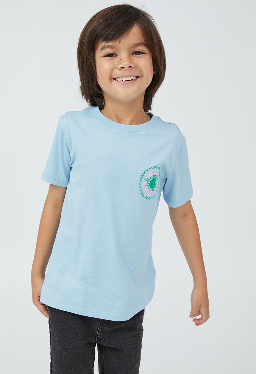 Cotton On - Max skater short sleeve tee - sky haze 
